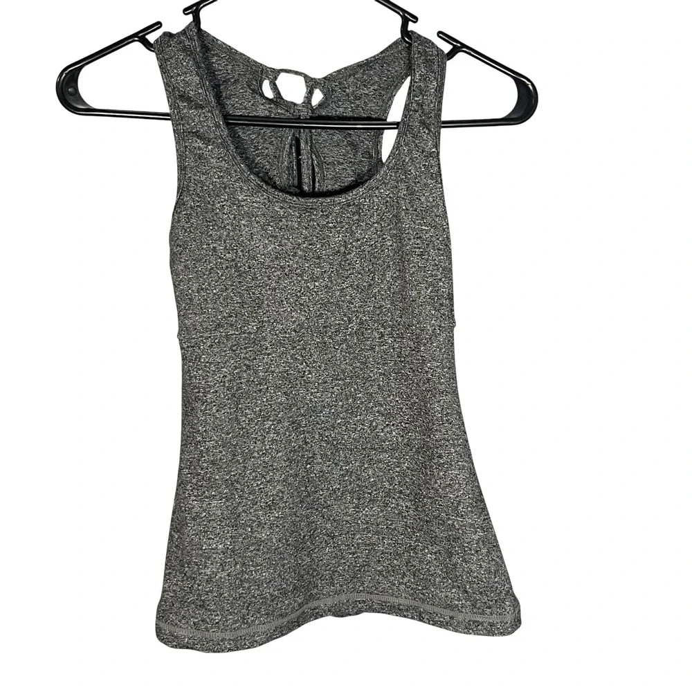 Lululemon Women's Gray Tie Back Workout Tank Top Small